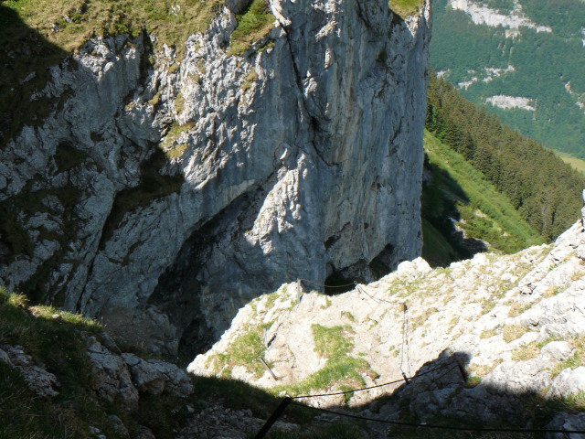 Durchstieg druch die Zahme Gocht hoch zur Alp Sigel