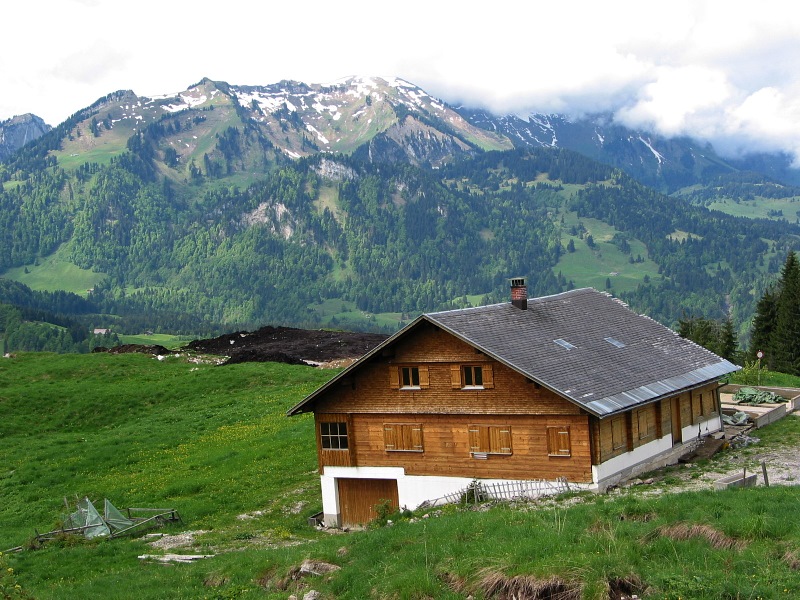 Beschädigtes Haus bei Wilds