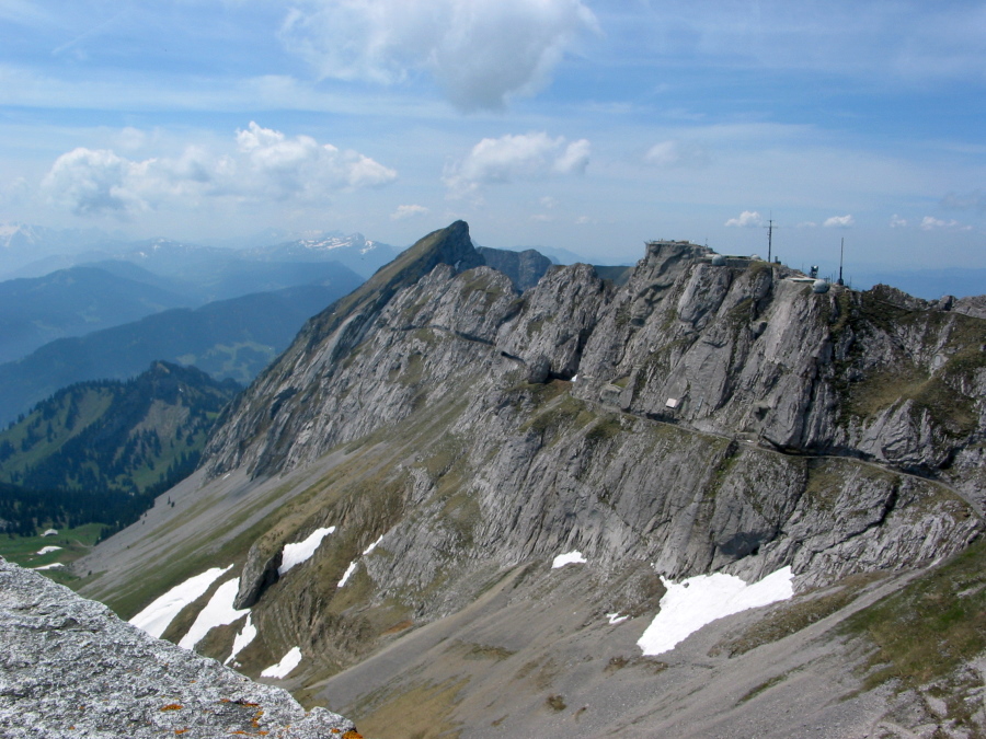 ausgebaute Wanderwege am Pilatus