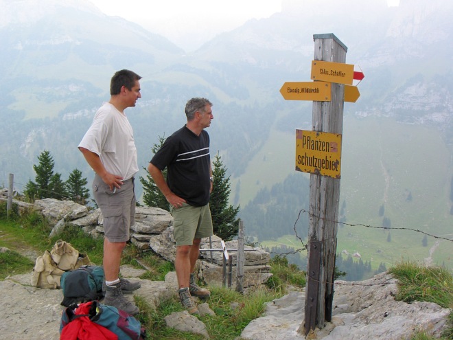 Verzweigung zum Wildkirchli