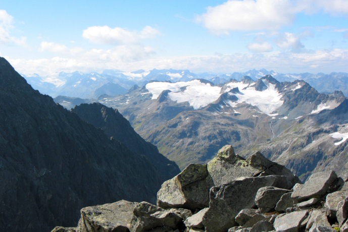 Blick vom Scheibler zum Fasul-Ferner