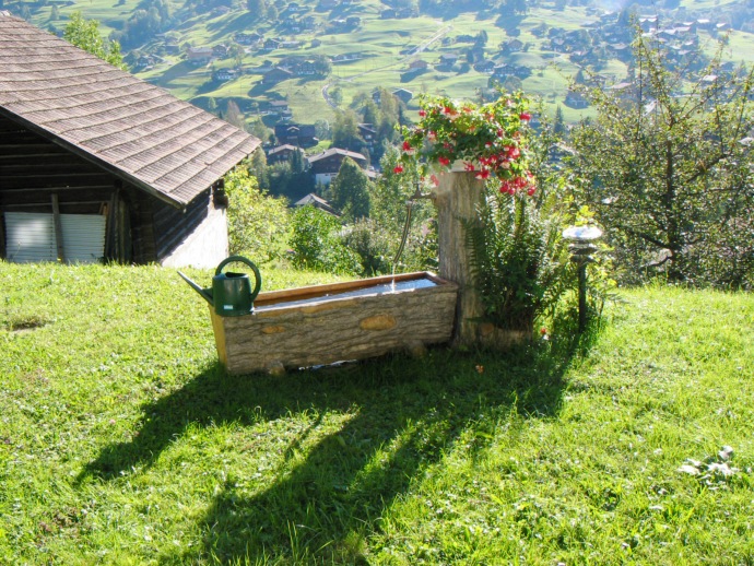 Gartenidyll bei Grindelwald