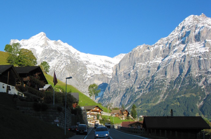 Richtung Wetterhorn