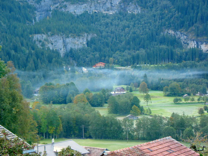 Morgendunst bei Grindelwald-Grund