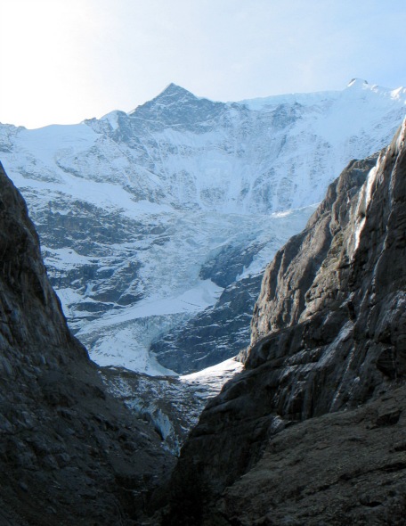 Blick auf den unteren Grindelwaldgletscher