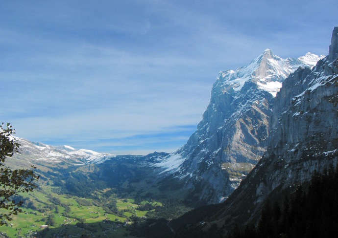 Grosse Scheidegg und Wetterhorn