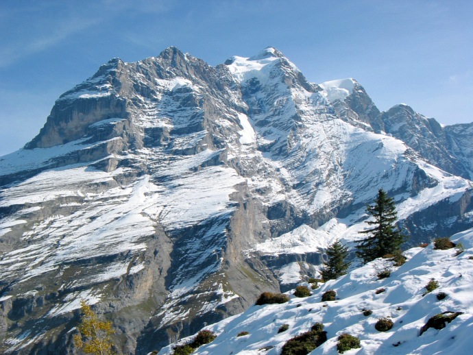 Jungfrau mit Rottalhorn