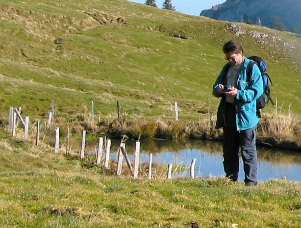 Teich bei der Alp Sigel