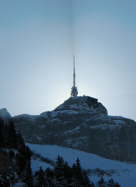 Gipfelstation am Hohen Kasten 2003