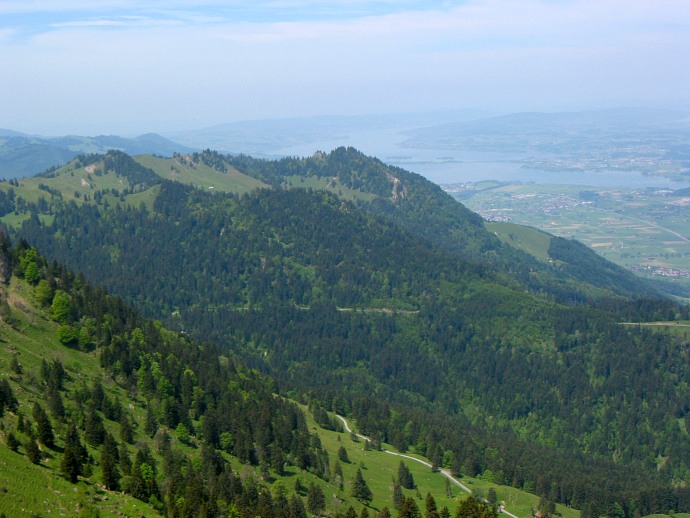 Blick vom Hirzli nach Norden