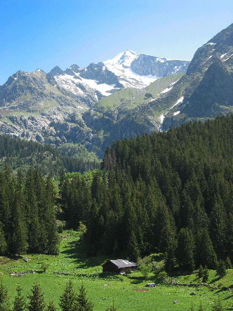 hinter les Contamines Montjoie