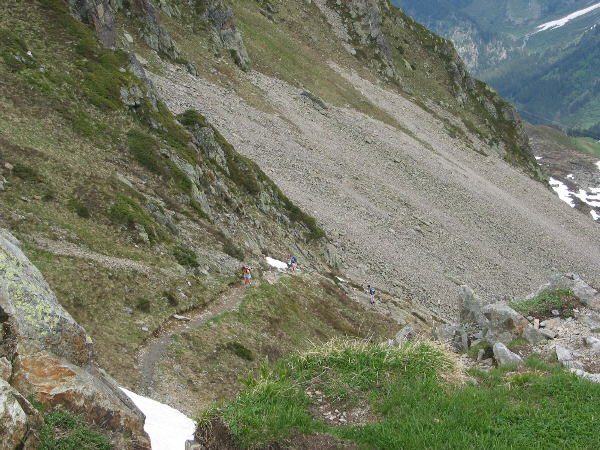 Schlussanstieg zum Col de la Fenêtre