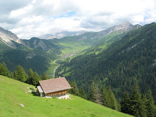 Blick auf Malbun