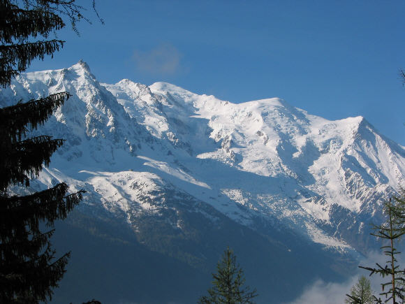 Mont Blanc und Aiguille du Midi