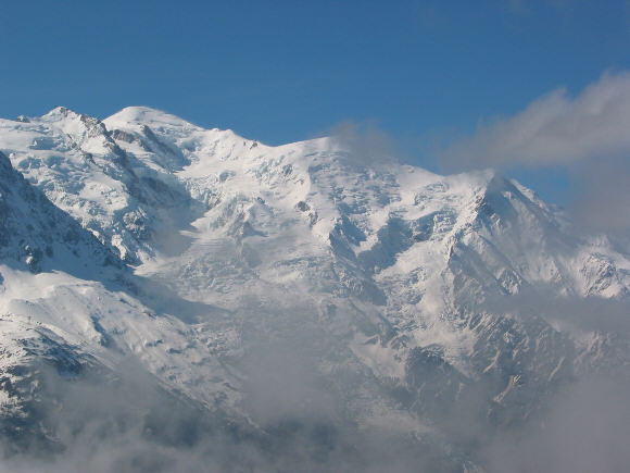 Gletscher am Mont Blanc