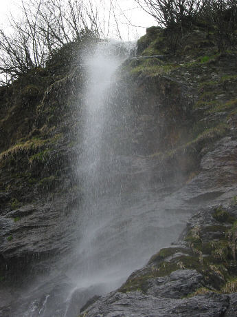 Wasserfall in der Ebene von Miage