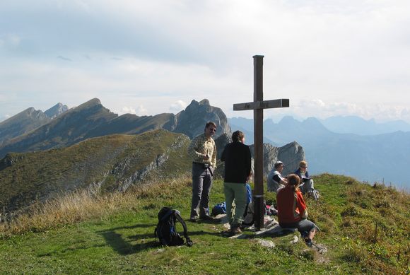 Gipfelkreuz am Leistchamm