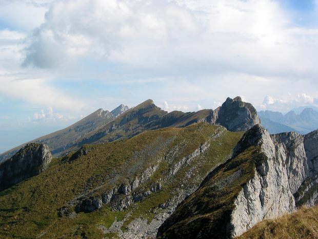 Fortsetzung der Churfirsten nach Osten