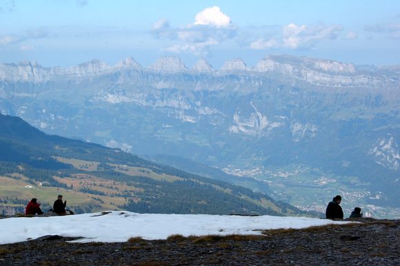 Blick zu den Churfirsten