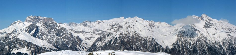 Panoramabild: Lechquellengebirge