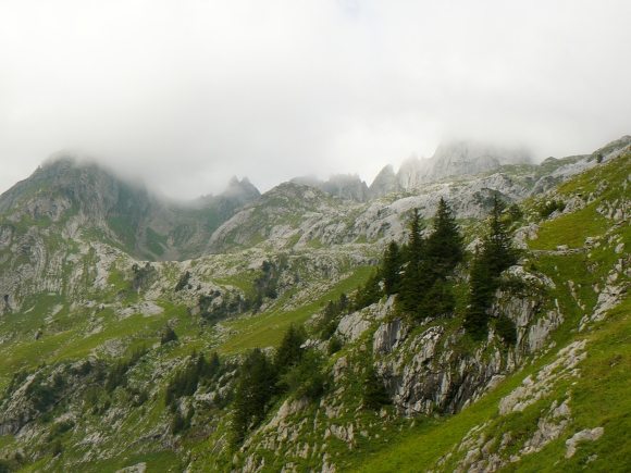 im Anstieg nach Klingen