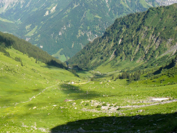 Abstieg zur Alp Oberstafel