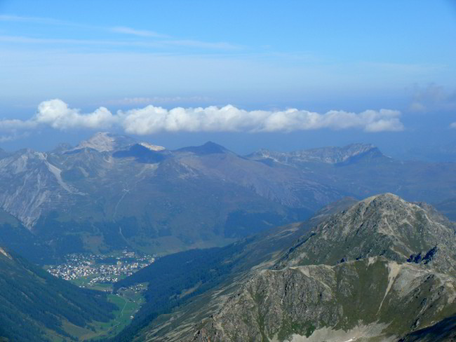 Berggipfel um Davos