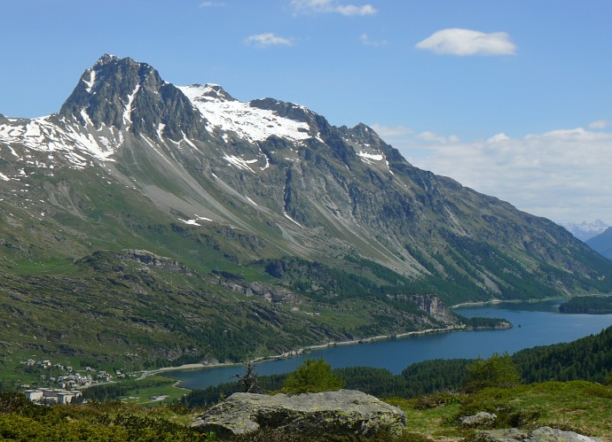 Piz Graveselvas und Silsersee