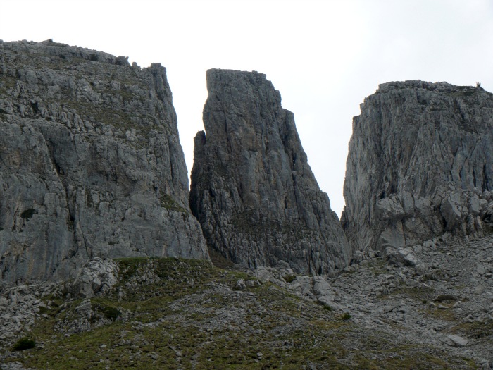 Kletterfelsen bei der Heftihütte