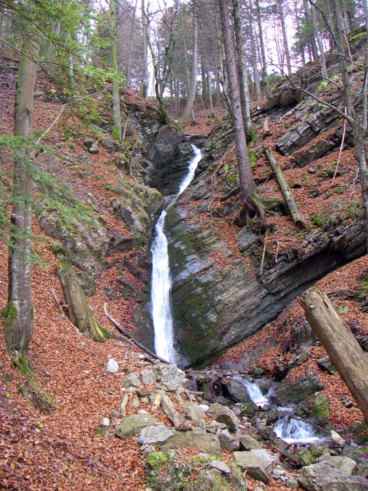 Wasserfall beim Abstieg nach Wasserauen