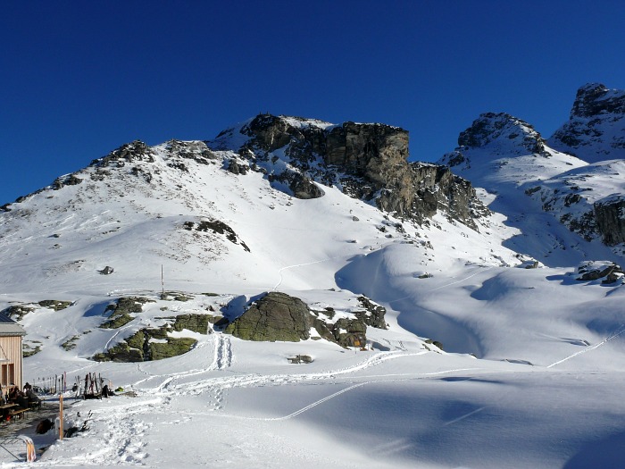 Richtung Chärpf-Massiv