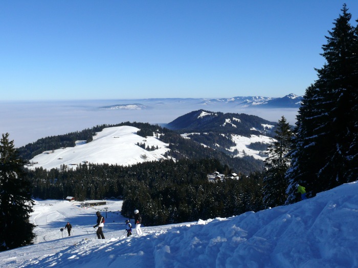 Anstieg vom Bödele zum Hochälpele