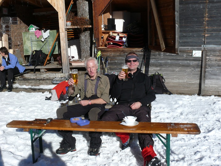 Rast bei der Bregenzer Hütte