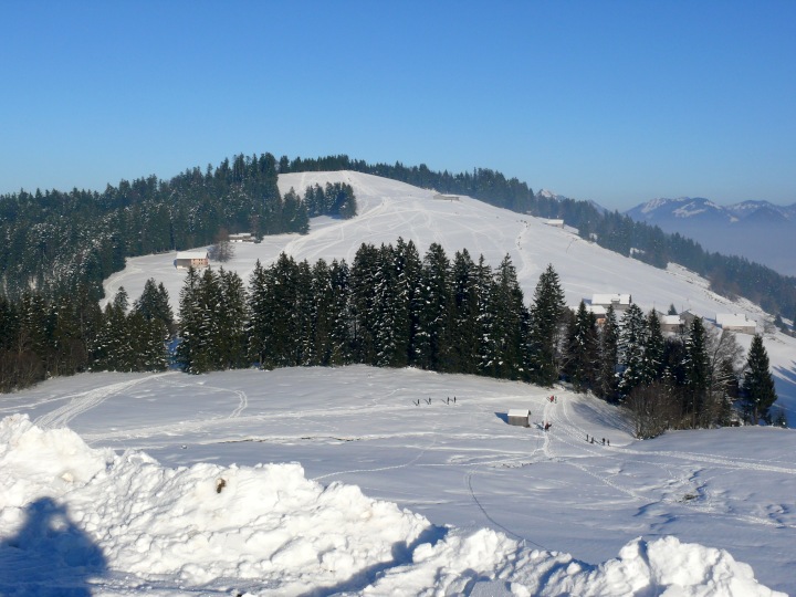 Schneemassen am Bödele: Geißkopf