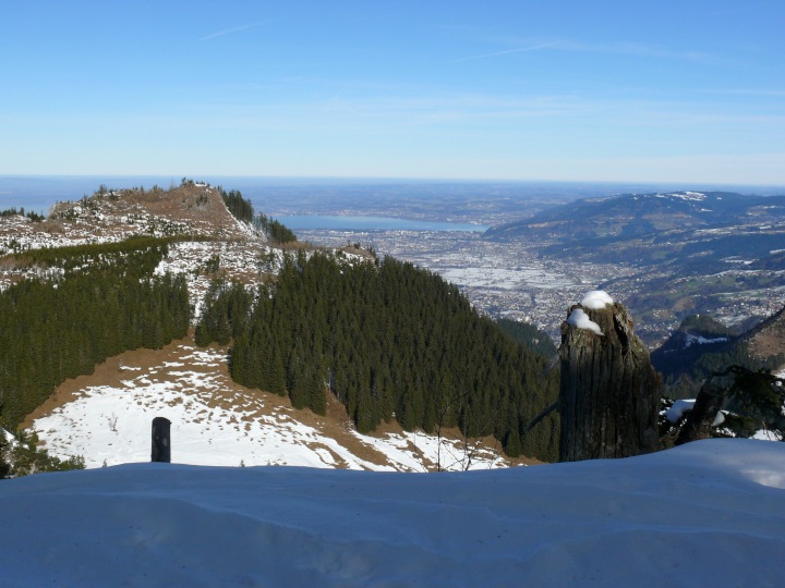 Staufenberg und Bodensee bei Bregenz