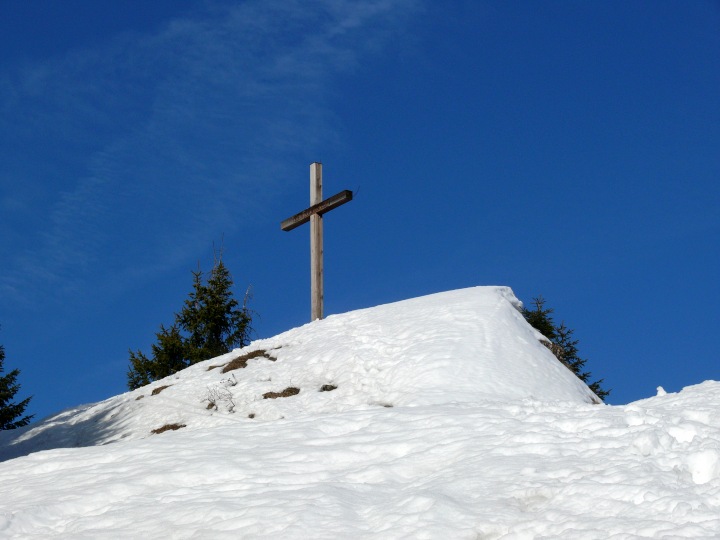 Gipfelkreuz am Schönen Mann