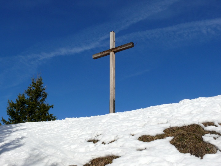 Gipfelkreuz am Schönen Mann