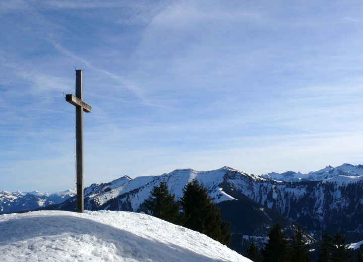 Gipfelkreuz am Schönen Mann