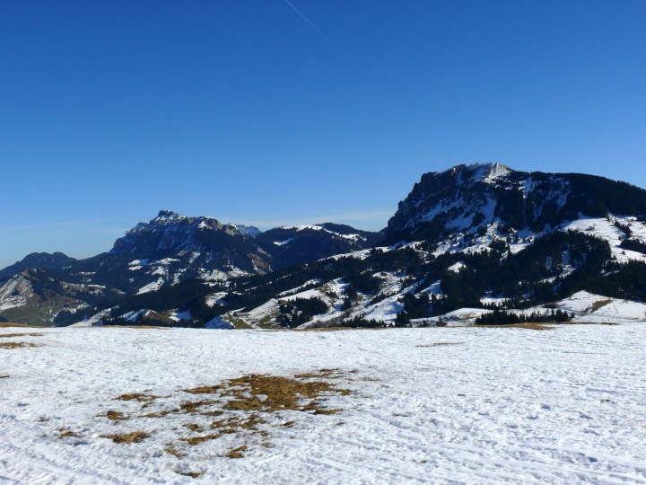 Blick vom First Richtung Schimbrig