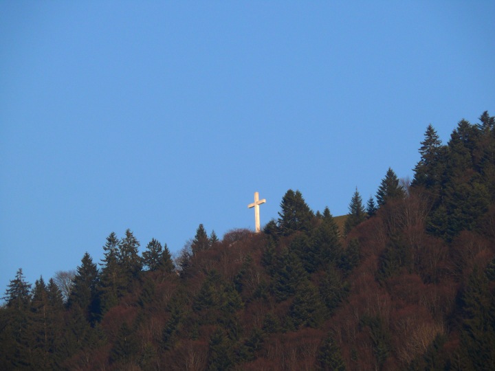 Holzkreuz oberhalb von Schüpfheim