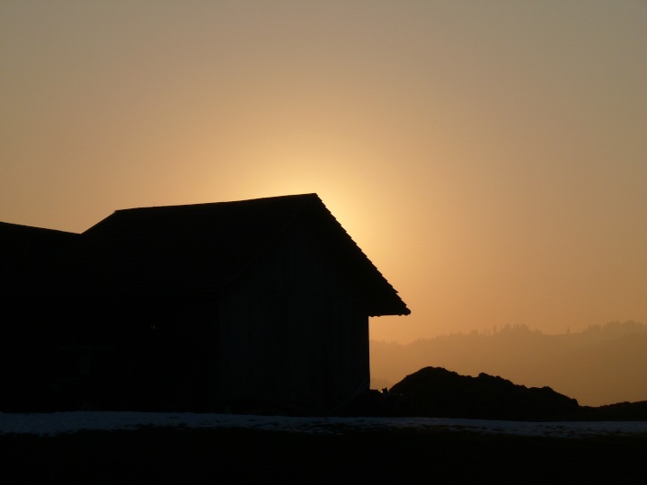 Abendstimmung bei Schüpfheim