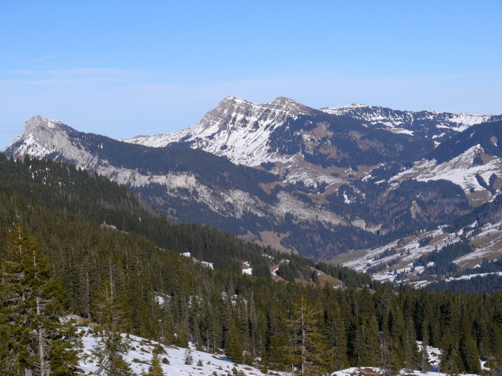 Blick zu den Fürstein - Gipfeln