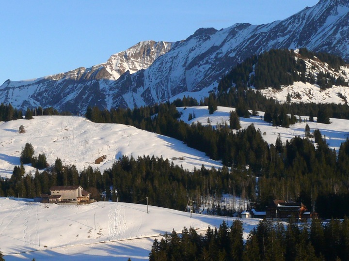 Salwideli-Gasthaus sowie der Sallwideli - Bauernhof