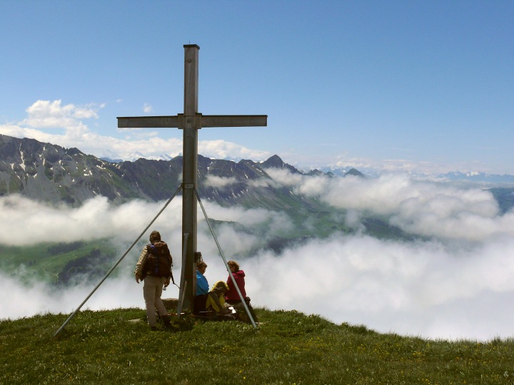 Gipfelkreuz auf der Haglere