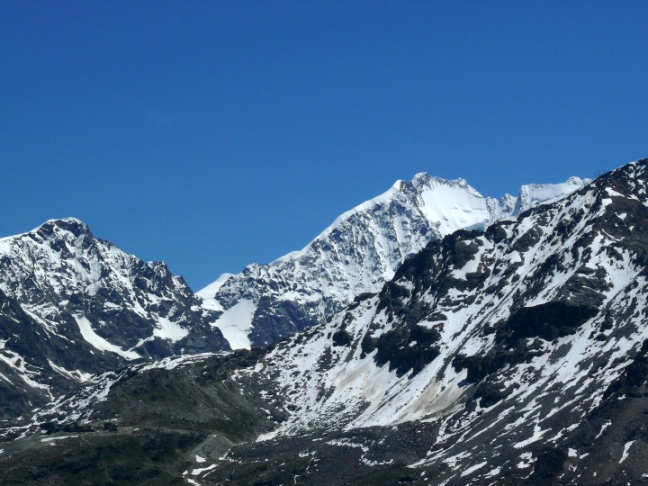 der berühmte Biancograt am Piz Bernina