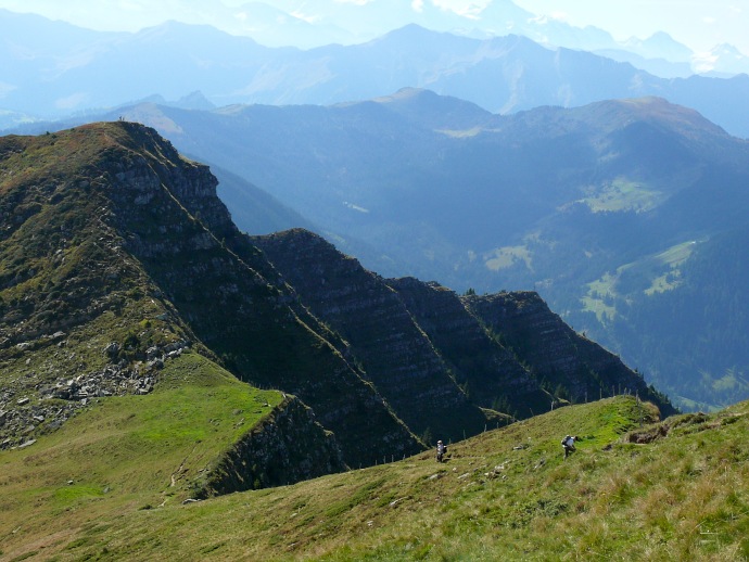 Nordabbruch des Fürstein - Südgipfels