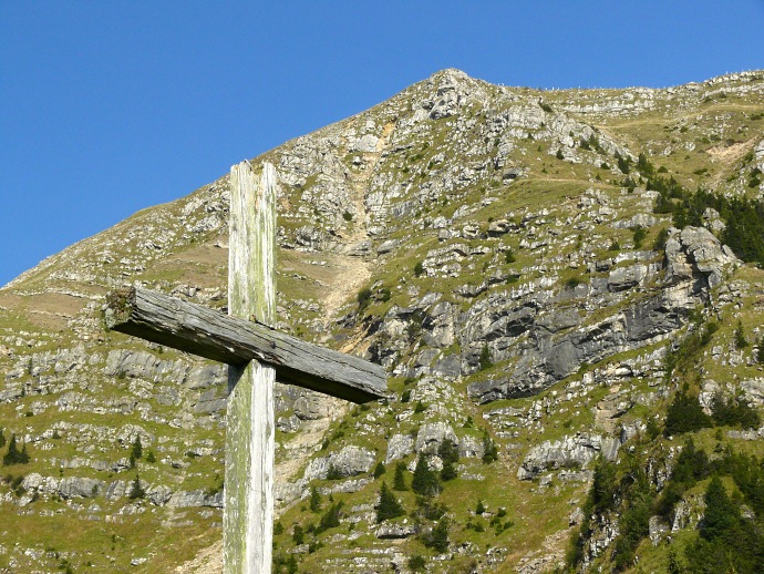 Kreuz bei Änggenlauenen