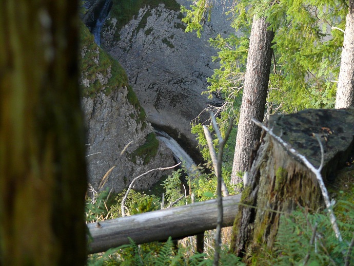 Chessiloch - Schlucht von oben