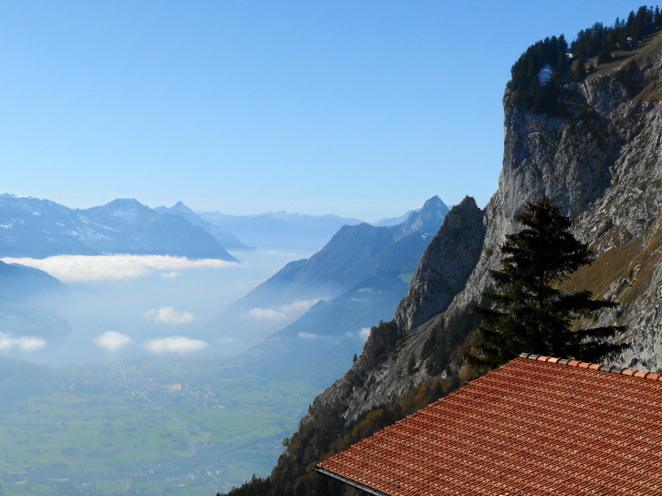 Tal bei Brunnen und Rigi Hochflue