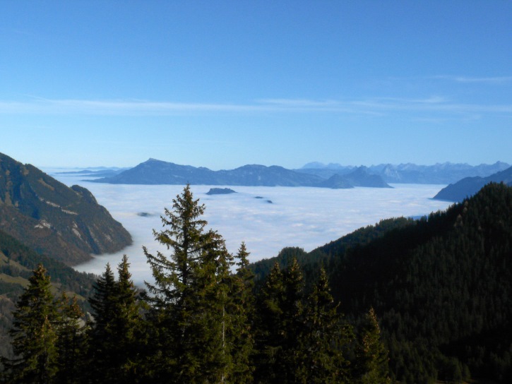 Alpgebäude der Rieter Ortstafel 